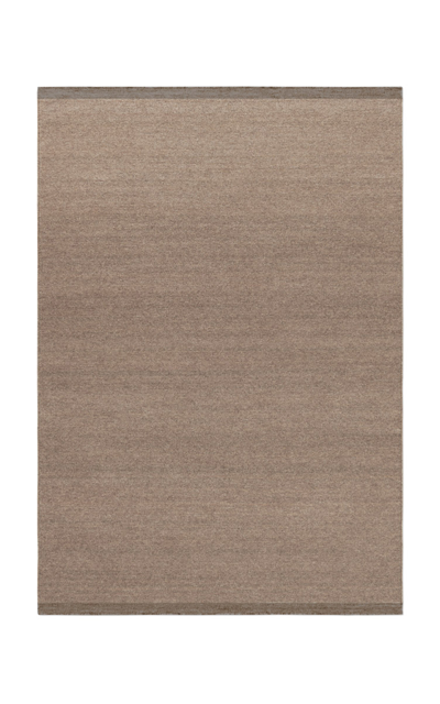 Nordic Knots Zero By ; Flatweave Area Rug In Brown; Size 2.5' X 16'