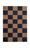 NORDIC KNOTS SQUARE BY NORDIC KNOTS; FLATWEAVE AREA RUG IN TOBACCO; SIZE 2.5' X 16'