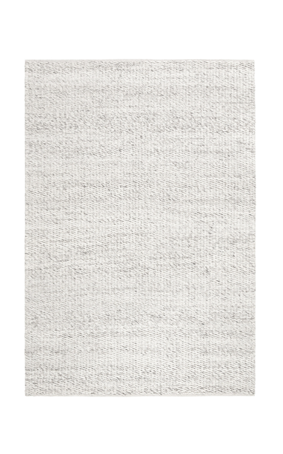 Nordic Knots Dunes By ; Hand Woven Area Rug In Melange; Size 6' X 9' In Grey