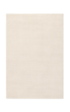 NORDIC KNOTS PARK BY NORDIC KNOTS; HAND LOOMED AREA RUG IN ALMOND; SIZE 5' X 8'