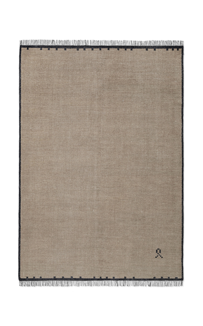 Nordic Knots Elder 01 By ; Hand Knotted Area Rug In Black; Size 8' X 10'