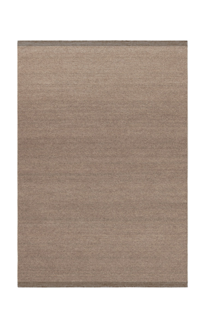 Nordic Knots Zero By ; Flatweave Area Rug In Brown; Size 5' X 8'