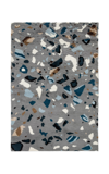 NORDIC KNOTS ARCHIPELAGO BY NORDIC KNOTS; SHAGGY AREA RUG IN GRAY; SIZE 4' X 6'