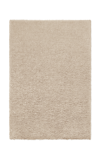 NORDIC KNOTS FIELDS BY NORDIC KNOTS; SHAGGY AREA RUG IN SAND; SIZE 5' X 8'