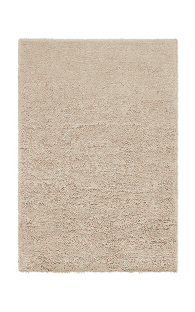 Nordic Knots Fields By ; Shaggy Area Rug In Sand; Size 5' X 8' In Taupe