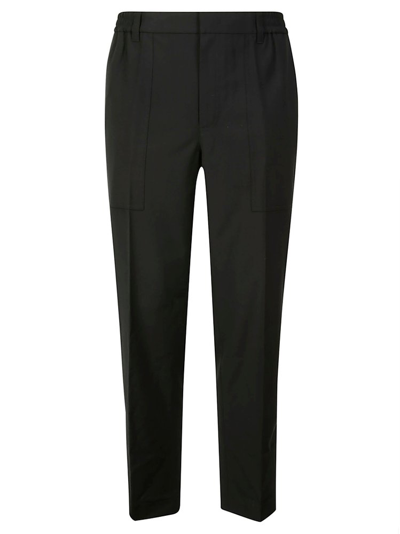 Helmut Lang Tapered Trousers In Black