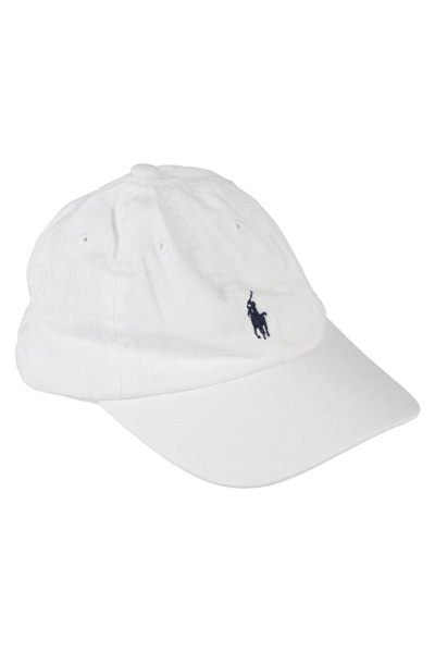 Ralph Lauren Kids Logo Embroidered Baseball Cap In White
