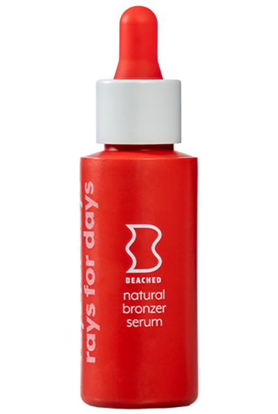 Beached Rays For Days Natural Bronzer Serum In Red