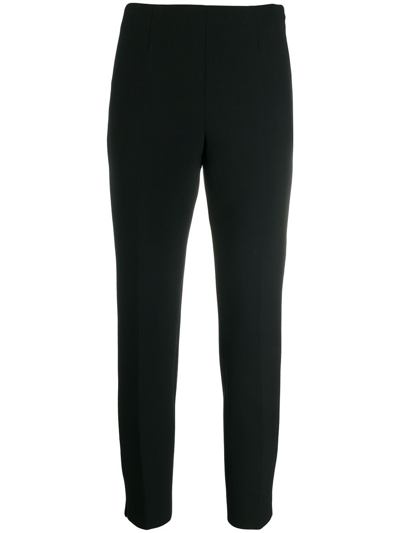 Peserico Double Trousers In Black  
