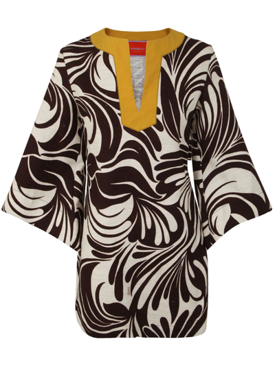 La Doublej The Kaftan Mini In White