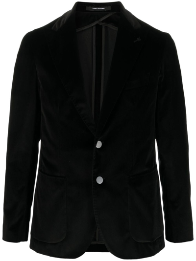 Tagliatore Velvet Jacket In Black