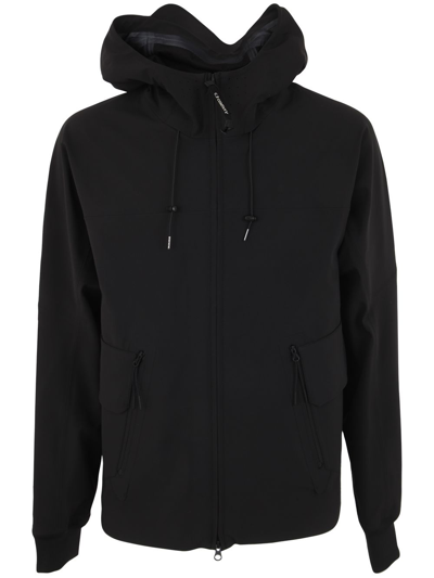 C.p. Company Metropolis Series Metroshell Hooded Jacket In Black