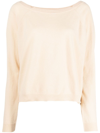 SEMICOUTURE EDYTHA BOAT NECK SWEATER,Y3WG03