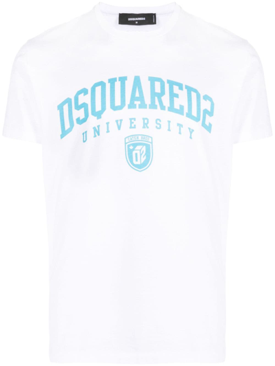 Dsquared2 Cool Fit Tee In White