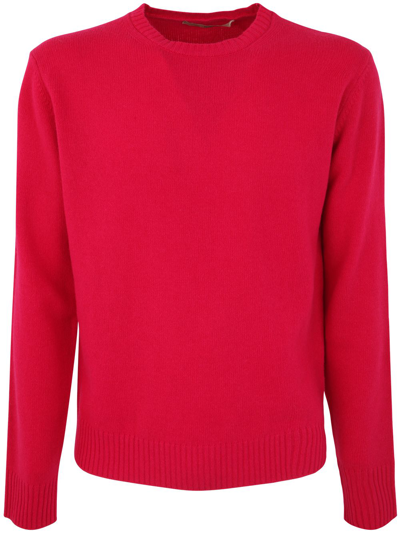 Nuur Knitted Merino-wool Jumper In Red