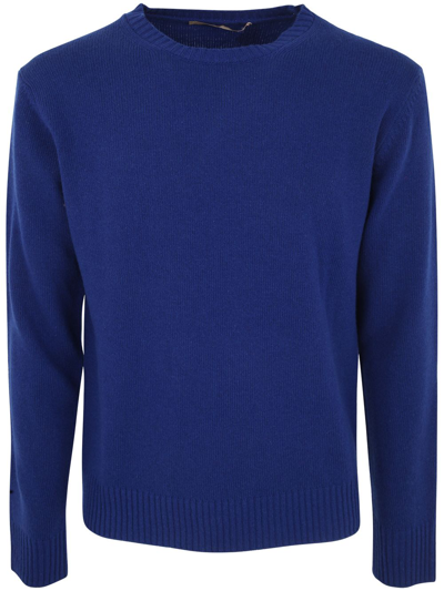 Nuur Long Sleeves Crew Neck Sweater In Blue