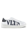 Valentino Garavani Rockstud Vltn Lace-up Sneakers In White