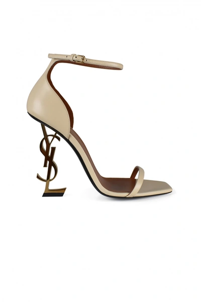 Saint Laurent Opyum Sandals With Structured Heel