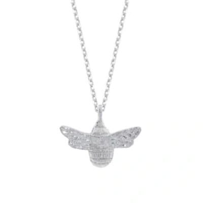 Estella Bartlett - Bee Necklace In Silver In Metallic