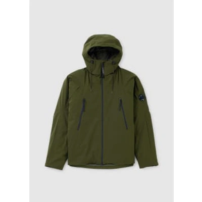 C.p. Company Pro-tek Hooded Jacket In Green