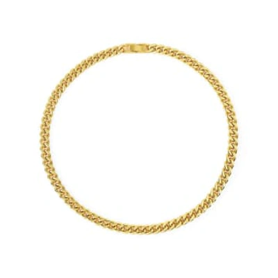 Juulry Gold Plated Curb Chain Necklace