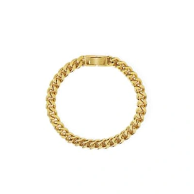 Juulry Gold Plated Curb Chain Bracelet