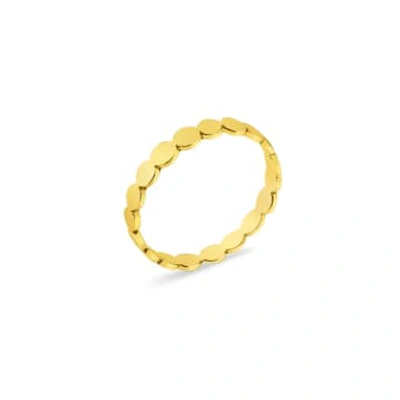 Juulry Gold Plated Multiple Rounds Ring