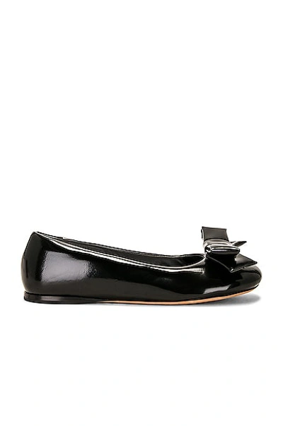 Loewe Puffy Ballerina Flat In Black