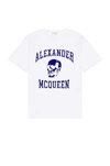 Alexander Mcqueen T-shirt Varsity In White
