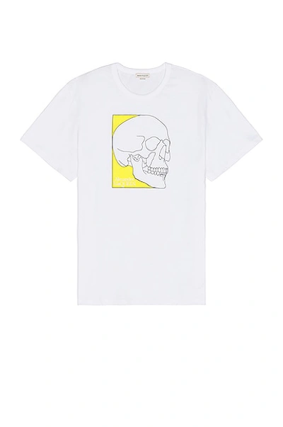 Alexander Mcqueen T-shirt In White/yellow