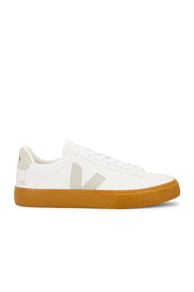 Veja Campo Leather Sneakers In White