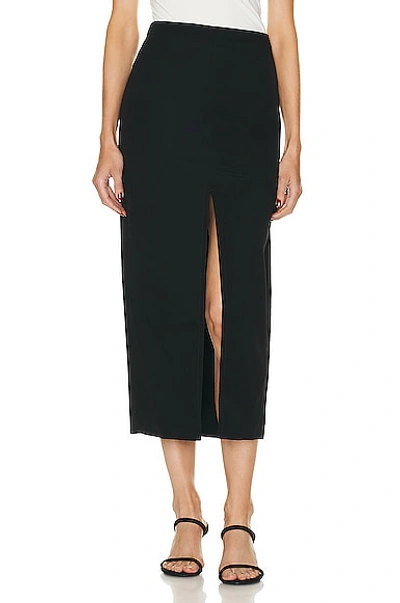 Bottega Veneta Long Skirt In Black