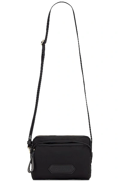 Tom Ford Men's Nylon Mini Messenger Crossbody Bag In 1n001 Black