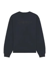 Saint Laurent Loose Sweater In Blue Petrol Fonce