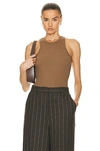 Agolde Bailey Tank Top In Mouse