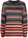 PS BY PAUL SMITH PS PAUL SMITH WOOL BLEND STRIPED JUMPER