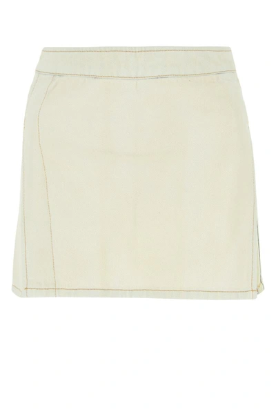 Palm Angels Skirts In Offwhitebrown