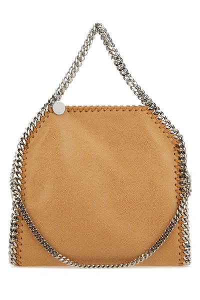 Stella Mccartney Falabella Mini Shoulder Bag In Fawn