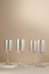 Anthropologie Set Of 4 Morgan Wine Glasses