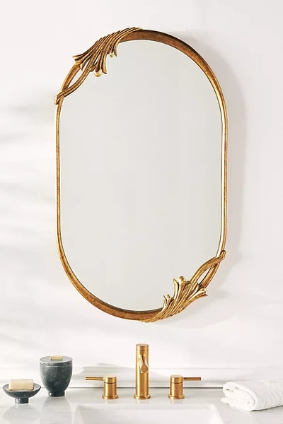 Anthropologie Claudia Oval Wall Mirror