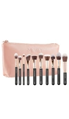 M.o.t.d. Cosmetics Pro Face Makeup Brush Set In Black