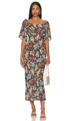 SPELL FLORA MIDI DRESS