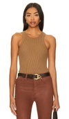 Agolde Bailey Tank Top In Mouse