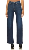 Agolde Ren Rigid High-rise Wide-leg Jeans In Formation