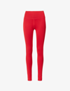 ALO YOGA ALO YOGA WOMEN'S CLASSIC RED AIRLIFT HIGH-RISE STRETCH-WOVEN LEGGINGS,67250852
