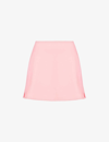 GIRLFRIEND COLLECTIVE GIRLFRIEND COLLECTIVE WOMEN'S CANDY PINK HIGH-RISE A-LINE STRETCH-RECYCLED-POLYESTER MINI SKORT,69181550