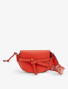 Loewe Women's Sunrise Orange Gate Dual Mini Leather Cross-body Bag