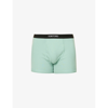TOM FORD TOM FORD MEN'S MENTHOL LOGO-WAISTBAND MID-RISE STRETCH-COTTON BOXERS,68349166
