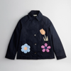 Coach Upcrafted Garden Applique Jacket In Raven Blue Multi