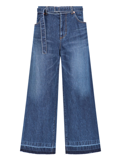 Sacai Jeans In Blue